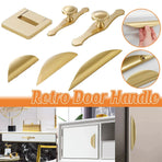 Chinese Cabinet Door Handle Pure Copper Pull Drawer Hand Handle Furniture - Type A-64mm