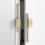 Modern Wardrobe Cabinet Handles Simple Door Pull Handles Home Furniture Hardware - Grey-L