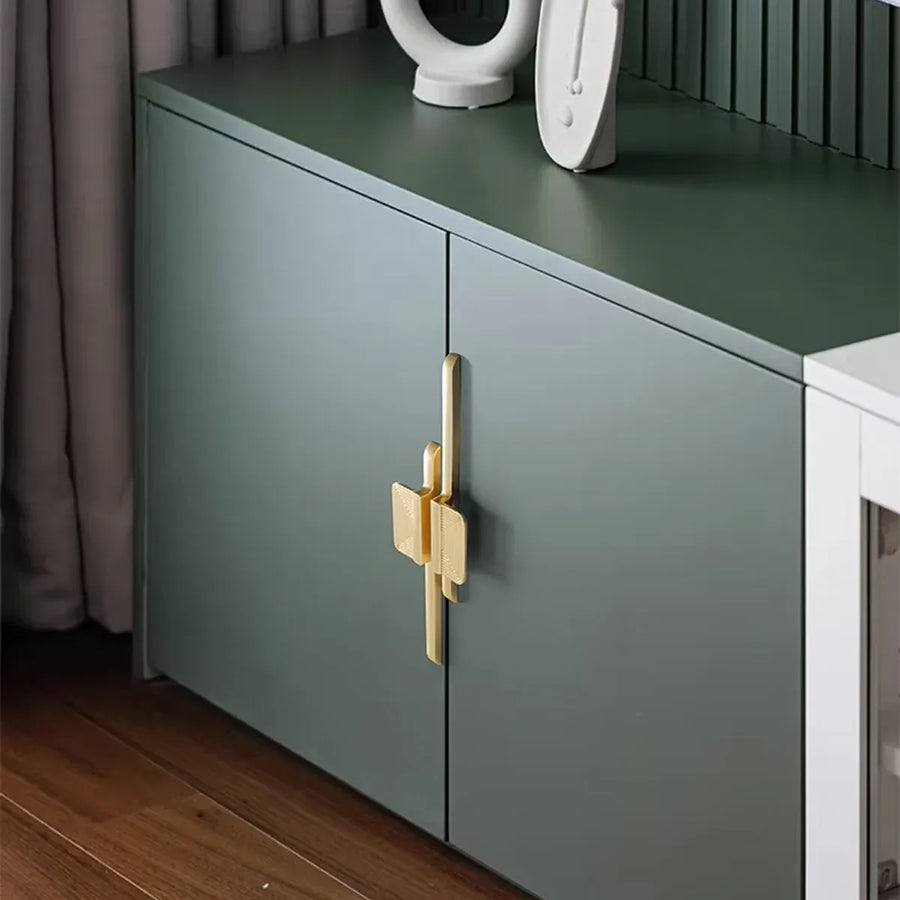 Modern Wardrobe Cabinet Handles Simple Door Pull Handles Home Furniture Hardware - Grey-L
