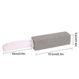 Pumice Stone Wand Tile Cleaning Stains Brush Cleaner Tool Toilet Bowl Bathtub - Side View