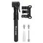 Portable Bicycle Pump Mini Inflatable Tube Pump Tire Inflator for Bike Cycling - Black