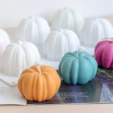 Halloween Silicone Chocolate Cake Mold Pumpkin Mold Baking DIY Handmade Soap - Top-Down View