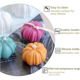 Halloween Silicone Chocolate Cake Mold Pumpkin Mold Baking DIY Handmade Soap - Close-Up Angle