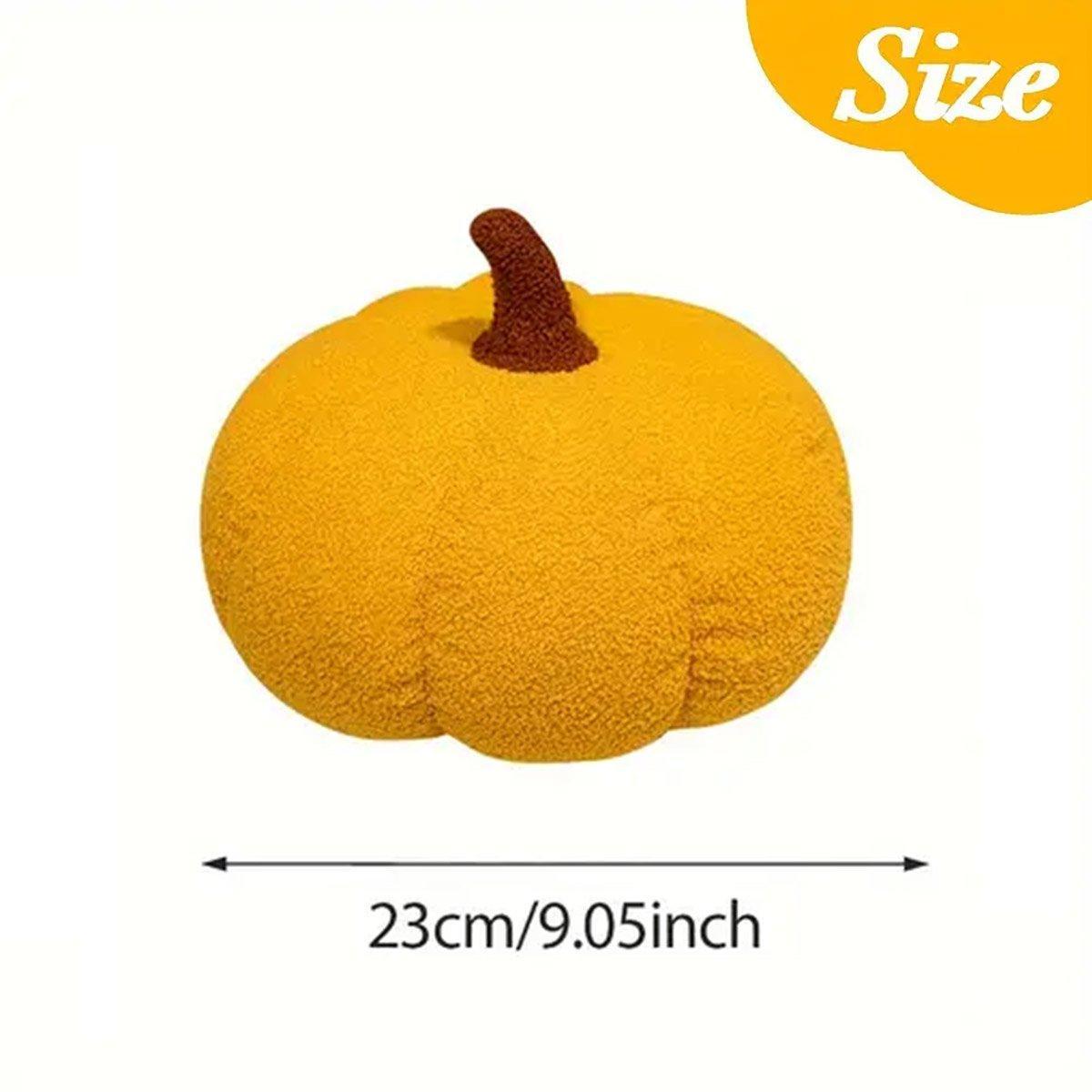 Soft Plush Pumpkin Pillow Cushion Sofa Living Room Bay Window Decor Indoor Toy - Red