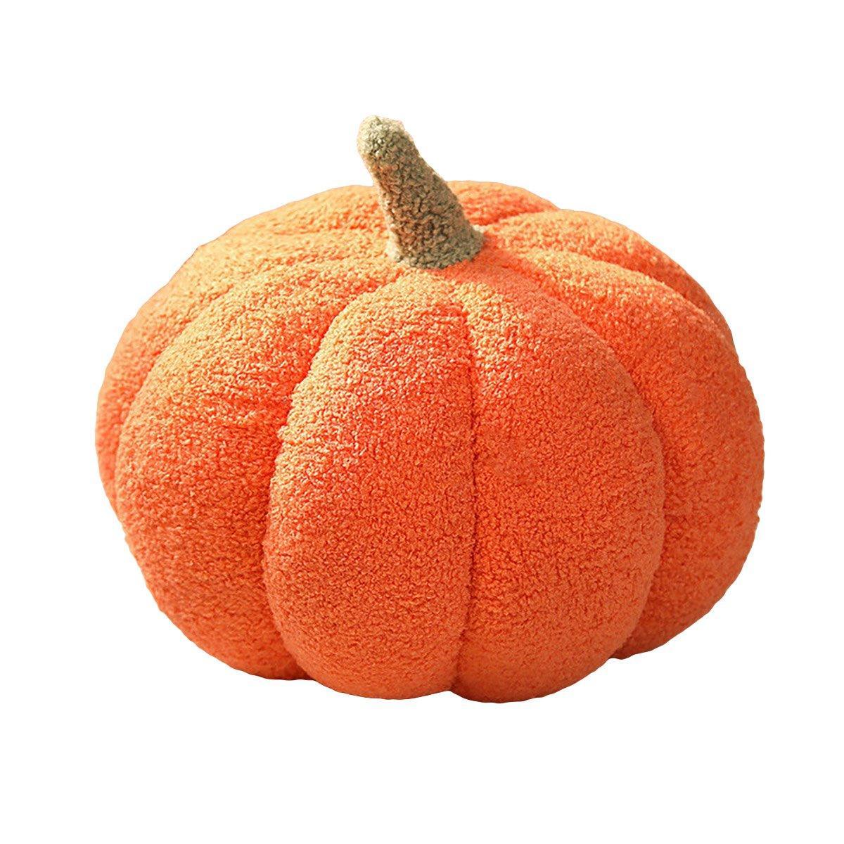 Soft Plush Pumpkin Pillow Cushion Sofa Living Room Bay Window Decor Indoor Toy - Red