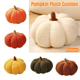 Soft Plush Pumpkin Pillow Cushion Sofa Living Room Bay Window Decor Indoor Toy - Yellow