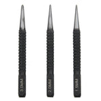 Nail Centre Punch Set 3PCS Round Head Wood Metal Super Impact Resistance