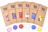 Tealight Candles 10 or 50 Pack Unscented Long Burning for Wedding Party Decor - Purple- 2 Hours10PCS
