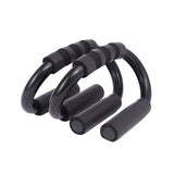 Push Up Bar Stand S Shape Home Workout Arm Chest Trainer Indoor Fitness Tool - Front View