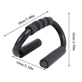 Push Up Bar Stand S Shape Home Workout Arm Chest Trainer Indoor Fitness Tool - Side View