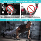 Push Up Bar Stand S Shape Home Workout Arm Chest Trainer Indoor Fitness Tool - Extra Image