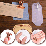 465PCS Rose Gold Thumbtacks Binder Clips Push Pins Set Office Supplies With Box