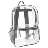 Waterproof Transparent Backpack Double Shoulder Large Capacity School Travel Bag - Extra Image