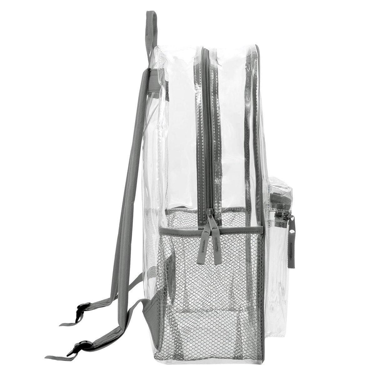 Waterproof Transparent Backpack Double Shoulder Large Capacity School Travel Bag