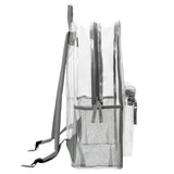 Waterproof Transparent Backpack Double Shoulder Large Capacity School Travel Bag