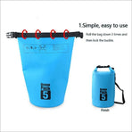 Yellow Waterproof Bag Dry Sack Fishing Camping Canoeing Outdoor 2/5/10/15/20/30 L - 20L
