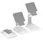 Foldable Adjustable Universal Desk Stand Holder For Mobile Phone Tablet Portable - White