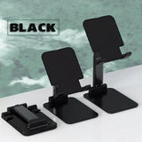 Foldable Adjustable Universal Desk Stand Holder For Mobile Phone Tablet Portable - White - Extra Image