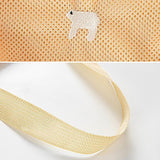 Vegetable Onion Potato Hanging Bag Kitchen Garlic Ginger Mesh Storage Bag - Dark Blue - Side View