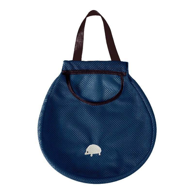 Vegetable Onion Potato Hanging Bag Kitchen Garlic Ginger Mesh Storage Bag - Dark Blue