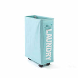 Large Foldable Laundry Washing Clothes Storage Bag Hamper Basket Bin Organiser - Purple - Extra Image