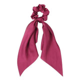 Chiffon Ponytail Scarf Bow Elastic Hair Rope Tie Scrunchies Ribbon Hair Bands - 2 - Side View