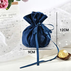 6PCS Velvet Cloth Drawstring Bags Gift Bag Jewelry Ring Pouch Earring Favor - Pink-6PCS