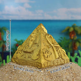 Pyramid Sandbox Sand Accessories Mausoleum Building Model for Creative Play - Side View