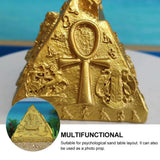 Pyramid Sandbox Sand Accessories Mausoleum Building Model for Creative Play - Top-Down View