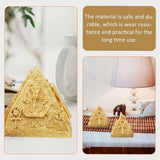 Pyramid Sandbox Sand Accessories Mausoleum Building Model for Creative Play - Rear View