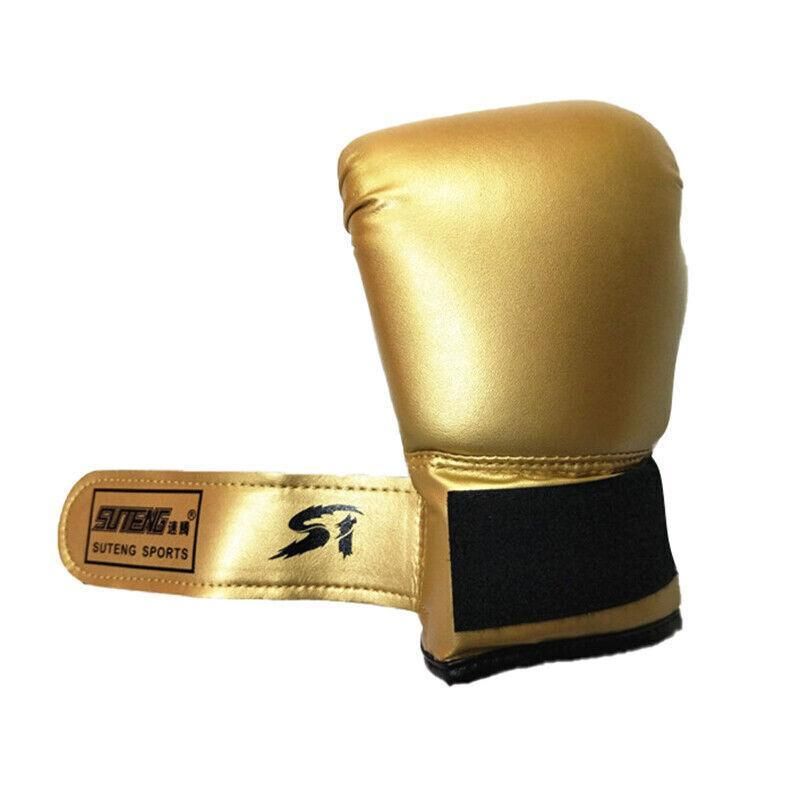 Boxing Sparring Training Gloves MMA Kickboxing Punching Gloves for Practice Sessions - Silver