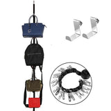 Over Door Hat Rack Baseball Cap Holder Storage Strap with Clips Closet Organizer - 10 Clips - Extra Image