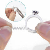 5-20 X Ring Size Adjuster Reducer Spiral Invisible Snugs Guard Resizer Jewellery - 20PCS - Extra Image