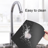 Gas Stove Burner Covers Reusable Hob Protectors Non Stick Liner Pad 4 Pcs - 4 PCS Silver - Side View