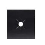 Gas Stove Burner Covers Reusable Hob Protectors Non Stick Liner Pad 4 Pcs - 4 PCS Silver