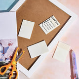 50 Sheets Clear Sticky Notes Pad Waterproof Self-Adhesive Memo Message Note Au - 50 Sheets - Low Angle