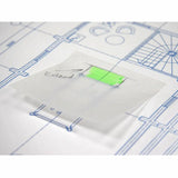 50 Sheets Clear Sticky Notes Pad Waterproof Self-Adhesive Memo Message Note Au - 50 Sheets - Extra Image