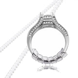 5-20 X Ring Size Adjuster Reducer Spiral Invisible Snugs Guard Resizer Jewellery - 5 PCS - Side View
