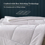 Luxury Hotel Quilt Core – Soft Microfiber Down Alternative Comforter for All Seasons - 180x210cm-Cotton