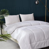 Luxury Hotel Quilt Core – Soft Microfiber Down Alternative Comforter for All Seasons - 140x210cm-Cotton - Top-Down View