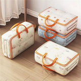 4pcs Large Capacity Quilt Storage Bags for Clothes Luggage Moving Organising Bag - 45-Degree Angle