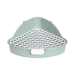Rabbit Litter Box And Small Animals Pet Toilet Pee Pad Supplies Potty Rabbit - Green