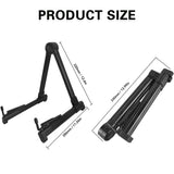 Folding Guitar Stand Pedestal Bracket Guitar Stand Floor Stand Portable Stand - Side View