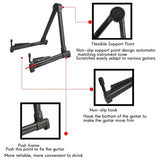 Folding Guitar Stand Pedestal Bracket Guitar Stand Floor Stand Portable Stand - 45-Degree Angle