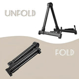 Folding Guitar Stand Pedestal Bracket Guitar Stand Floor Stand Portable Stand - Extra Image