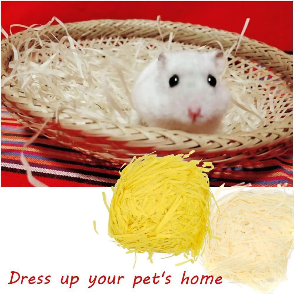 500g Colorful Raffia Paper Shreds Gift Box Filler Decorative Packaging - 5Packs-Army-Green