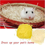 500g Colorful Raffia Paper Shreds Gift Box Filler Decorative Packaging - 5Packs-Beige - Side View