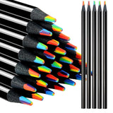Rainbow Colour Pencils Multicolour Gradient Drawing Pencils for Students - Front View