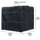 1000L IBC Water Tank Cover UV Resistant Oxford Hood for Outdoor Use