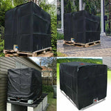 1000L IBC Water Tank Cover UV Resistant Oxford Hood for Outdoor Use - 45-Degree Angle